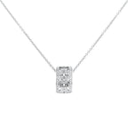 [⭐Veya]PARENTESI NECKLACE SILVER DIAMOND