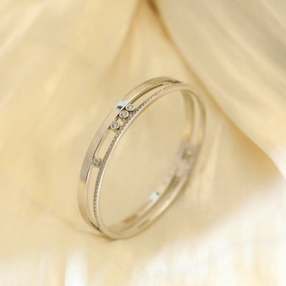 [⭐Miroze]Move Romane Diamond Bangle Bracelet