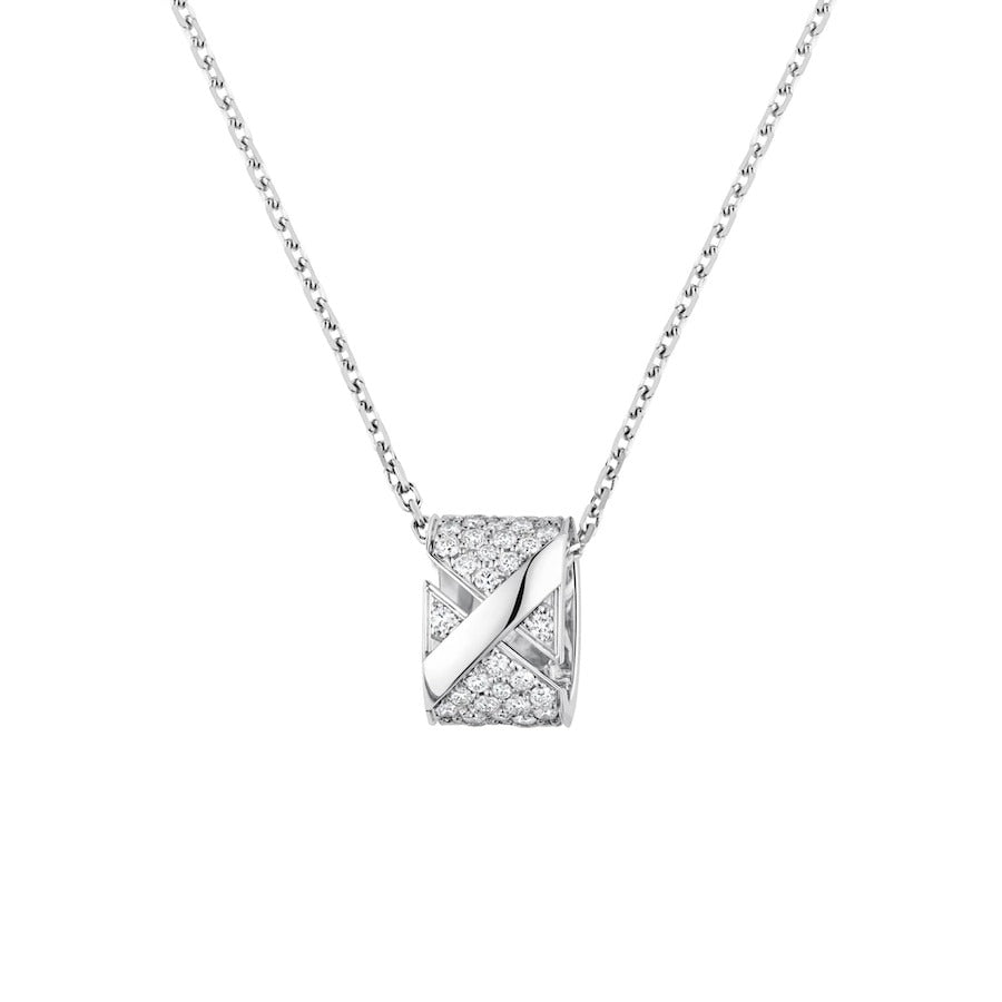 ⭐Miroze LIENS EVIDENCE DIAMOND PAVED NECKLACE