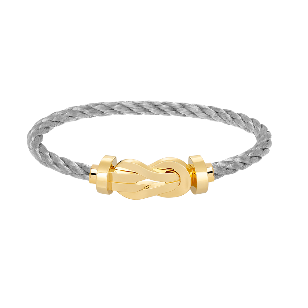 ⭐Miroze CHANCE LARGE 8 FIGURE BUCKLE NO DIAMOND BRACELET GOLD