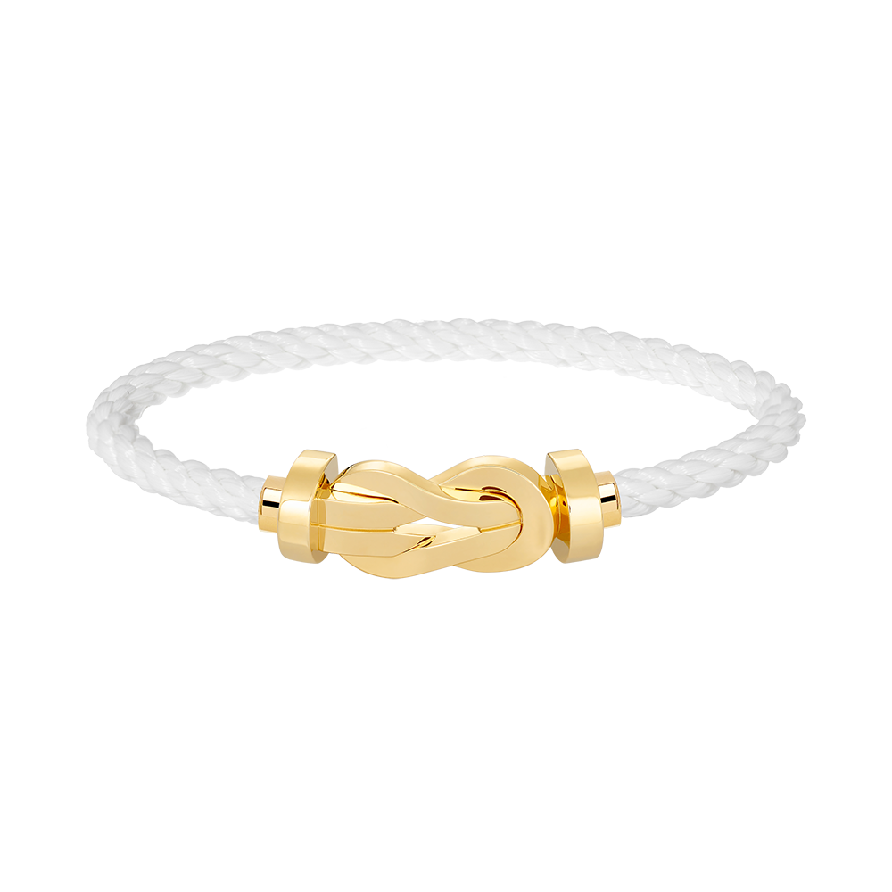 ⭐Miroze CHANCE LARGE 8 FIGURE BUCKLE NO DIAMOND BRACELET GOLD