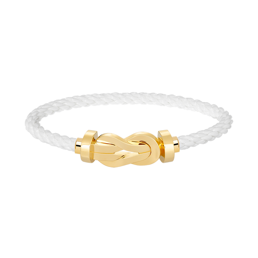[⭐Miroze]CHANCE LARGE 8 FIGURE BUCKLE NO DIAMOND BRACELET GOLD