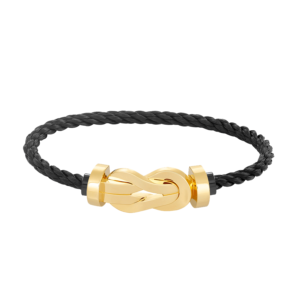 [⭐Miroze]CHANCE LARGE 8 FIGURE BUCKLE NO DIAMOND BRACELET GOLD