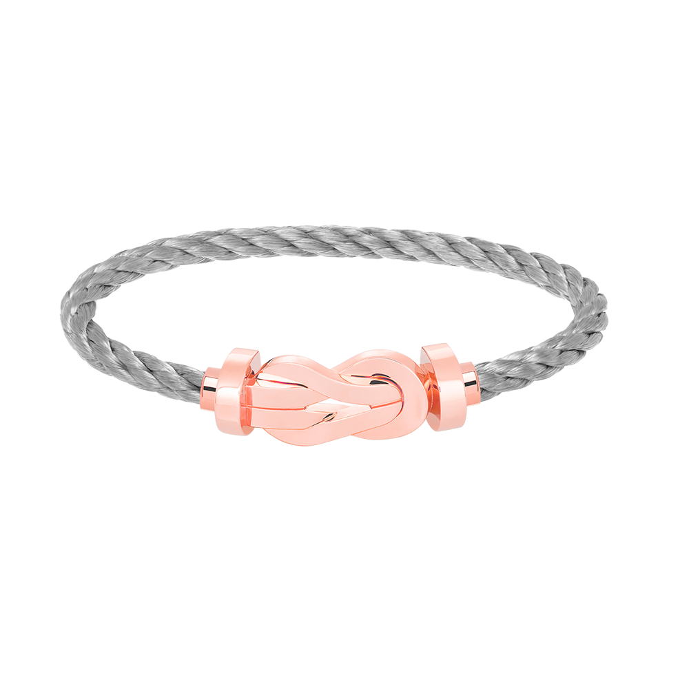 ⭐Miroze CHANCE LARGE 8 FIGURE BUCKLE NO DIAMOND BRACELET ROSE GOLD