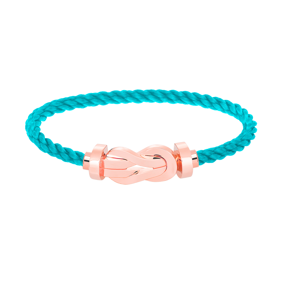 ⭐Miroze CHANCE LARGE 8 FIGURE BUCKLE NO DIAMOND BRACELET ROSE GOLD