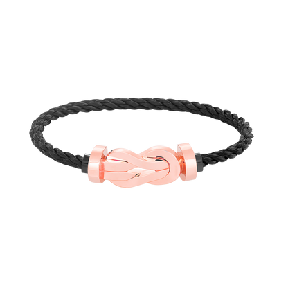 [⭐Miroze]CHANCE ラージ 8フィギュアバックル ダイヤモンドなし ブレスレット ローズゴールド