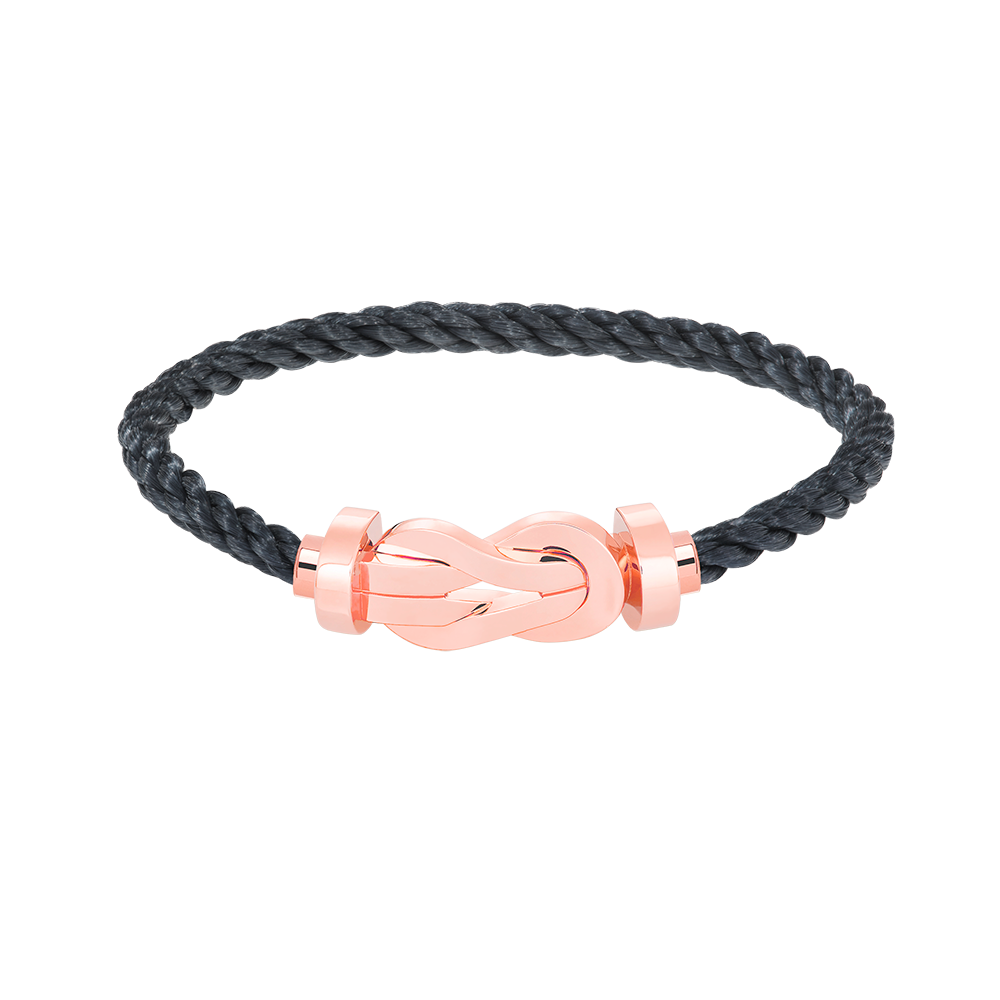 ⭐Miroze CHANCE LARGE 8 FIGURE BUCKLE NO DIAMOND BRACELET ROSE GOLD