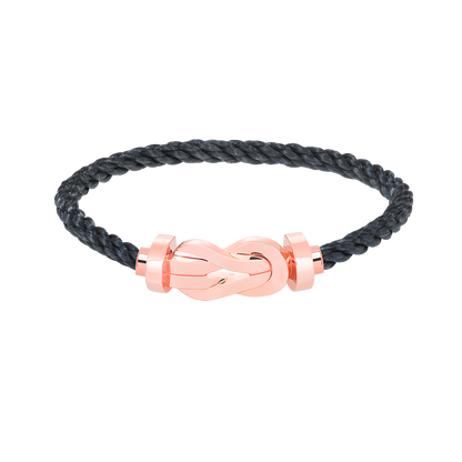 [⭐Miroze]CHANCE ラージ 8フィギュアバックル ダイヤモンドなし ブレスレット ローズゴールド