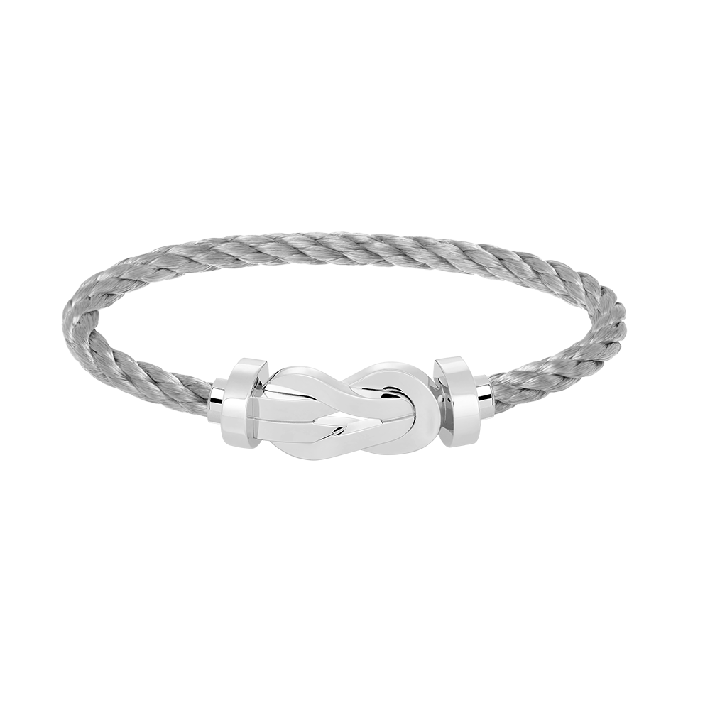 ⭐Miroze CHANCE LARGE 8 FIGURE BUCKLE NO DIAMOND BRACELET SILVER