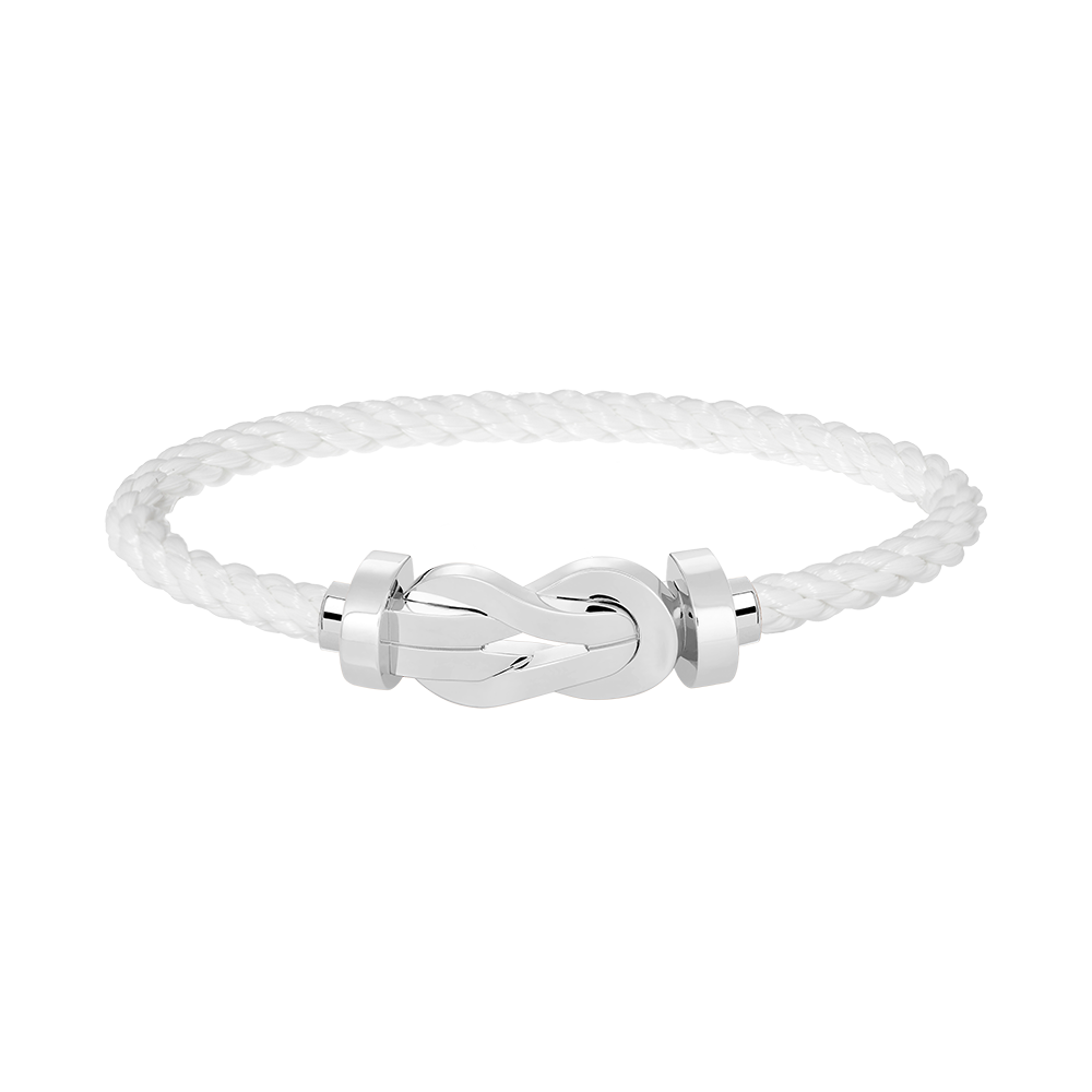 ⭐Miroze CHANCE LARGE 8 FIGURE BUCKLE NO DIAMOND BRACELET SILVER