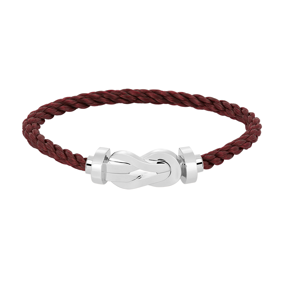 ⭐Miroze CHANCE LARGE 8 FIGURE BUCKLE NO DIAMOND BRACELET SILVER