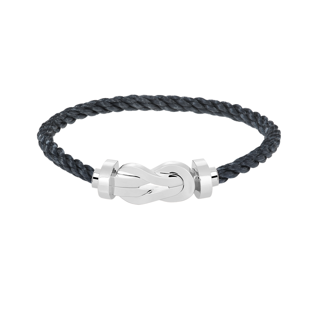⭐Miroze CHANCE LARGE 8 FIGURE BUCKLE NO DIAMOND BRACELET SILVER