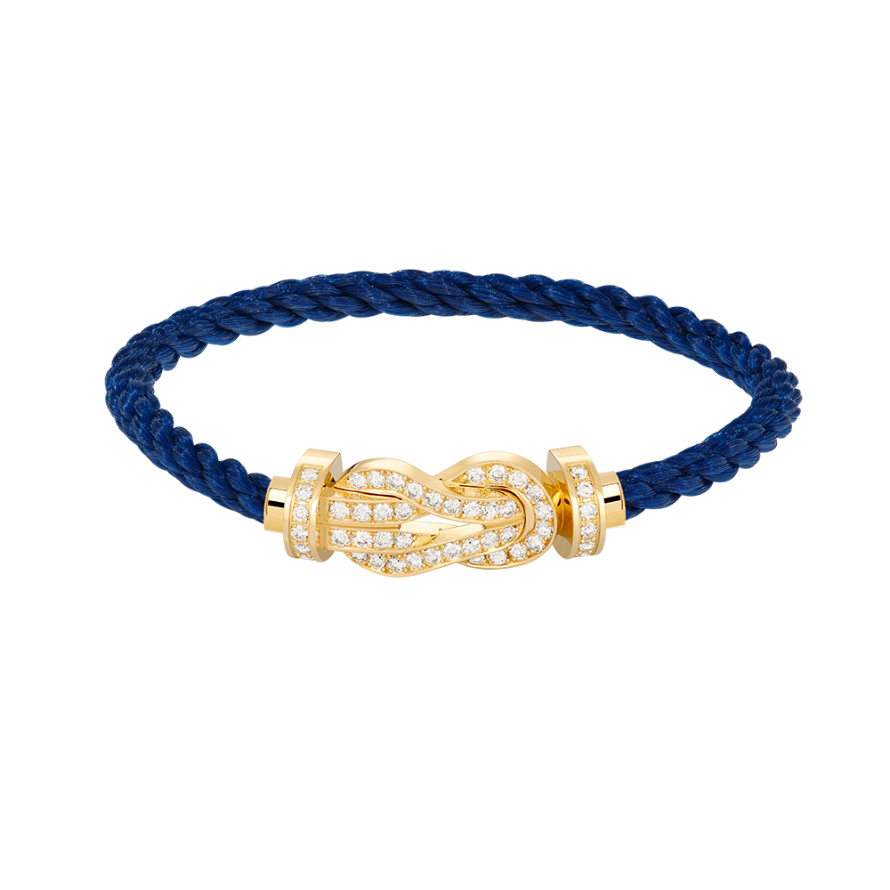 [⭐Miroze]CHANCE LARGE 8 FIGURE BUCKLE FULLDIAMOND BRACELET GOLD