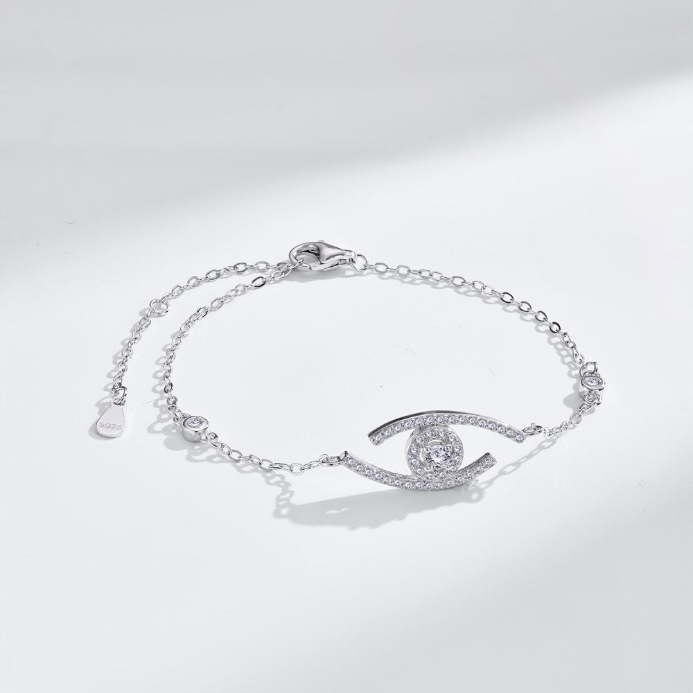 [⭐Miroze]Lucky Eye Pave-Set Diamond Bracelet