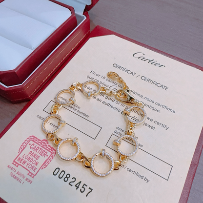 [⭐Miroze Jewelry] LOVE&JUSTE BRACELET DIAMONDS