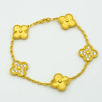 [⭐Miroze ]New  CLOVER 5 MOTIF LASER BRACELET COLLECTION