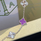 [⭐Miroze ]New  CLOVER 5 MOTIF VIOLET BRACELET COLLECTION