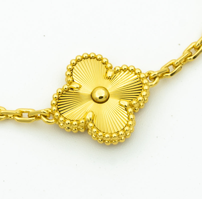 [⭐Miroze ]New  CLOVER 5 MOTIF LASER BRACELET COLLECTION