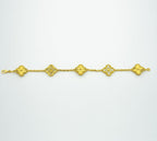 [⭐Miroze ]New  CLOVER 5 MOTIF LASER BRACELET COLLECTION