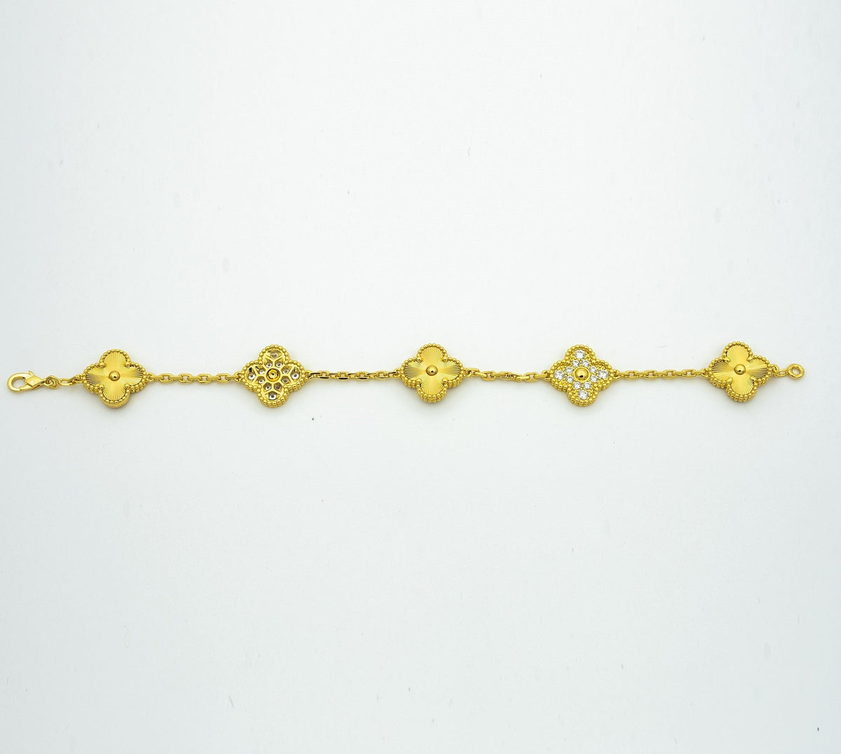 [⭐Miroze ]New  CLOVER 5 MOTIF LASER BRACELET COLLECTION