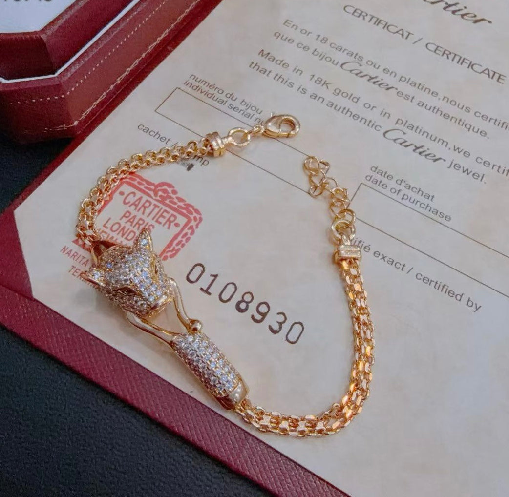 [⭐Miroze Jewelry] PANTHERE  BRACELET DIAMONDS
