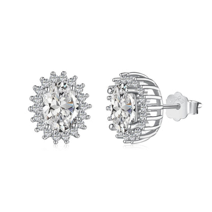 [Miroze Jewelry]Delicate Radiant Oval Cut Daily Earrings
