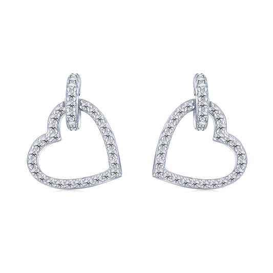 [Miroze Jewelry]Dainty Heart Shape Earrings