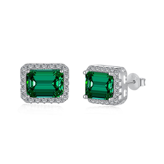 [Miroze Jewelry]Luxurious Dainty Emerald Cut Banquet Earrings