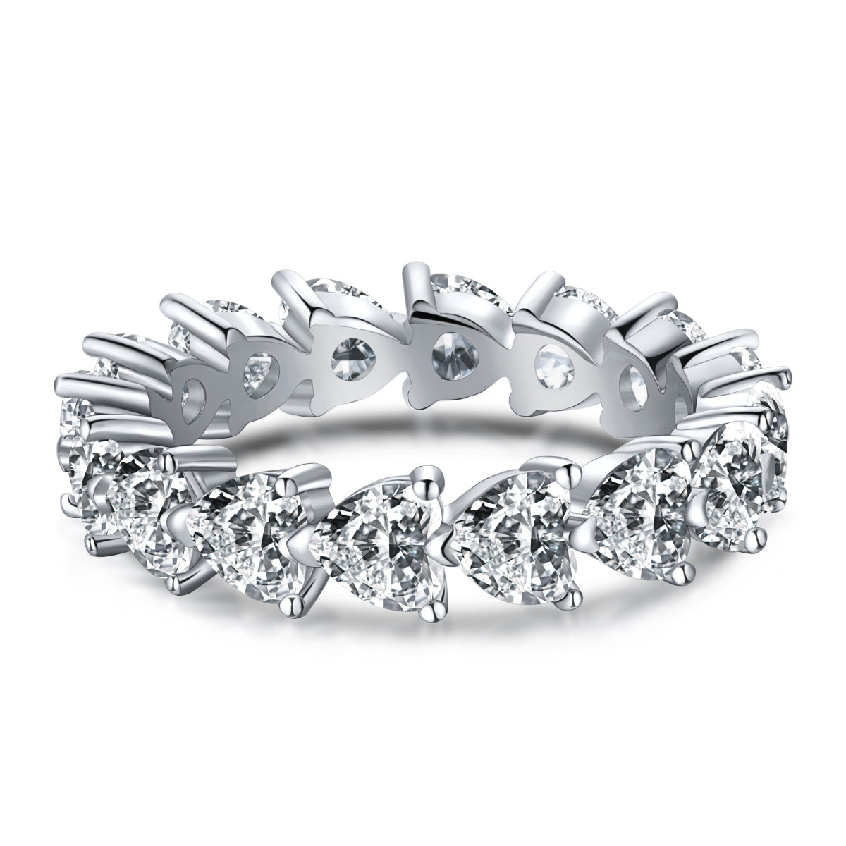 [Miroze Jewelry]0.25 Carat Radiant Romance Heart Cut Lover Ring