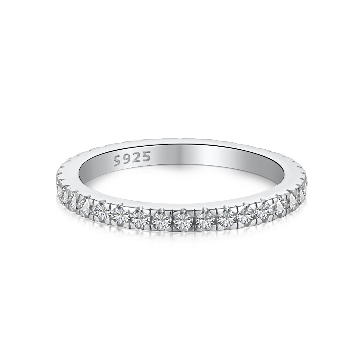 [Miroze Jewelry]Delicate Sparkling Round Cut Daily Ring