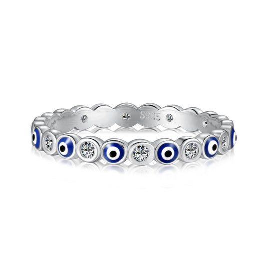 [Miroze Jewelry]Sparkling Vibrant Round Shape Daily Ring
