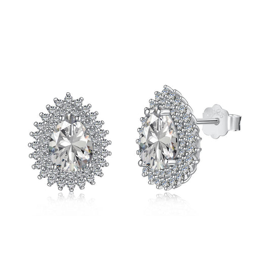 [Miroze Jewelry]Delicate Gorgeous Pear Cut Daily Earrings