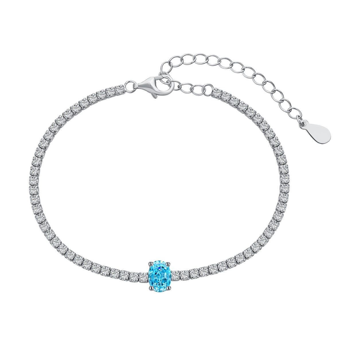 [Miroze Jewelry]0.75 Carat Exquisite Oval Cut Daily Bracelet