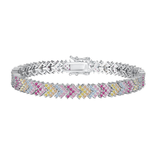 [Miroze Jewelry]Ornate Sparkling Round Cut Party Bracelet