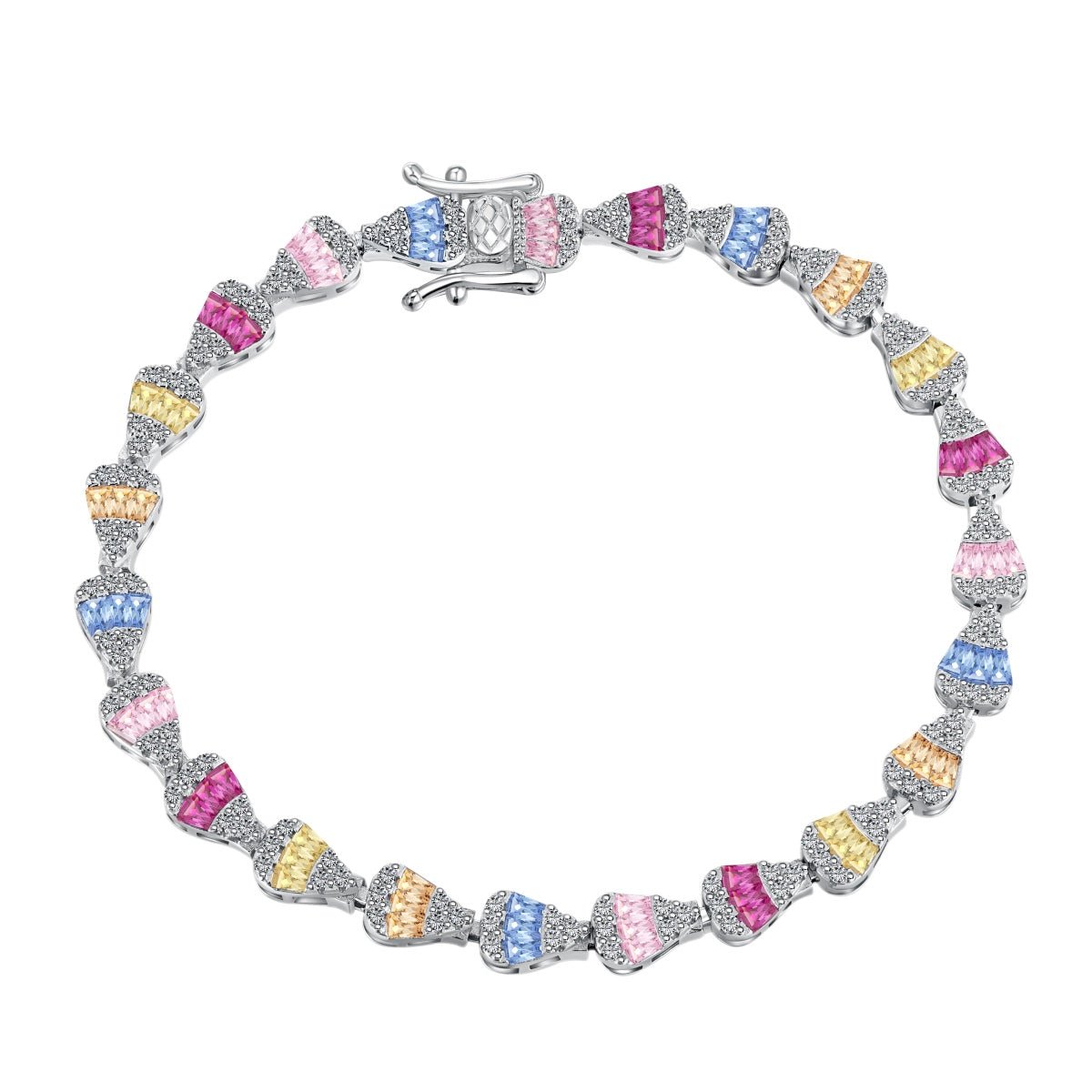 [Miroze Jewelry]Radiant Water Drop Shape Daily Bracelet