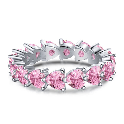 [Miroze Jewelry]0.25 Carat Radiant Romance Heart Cut Lover Ring