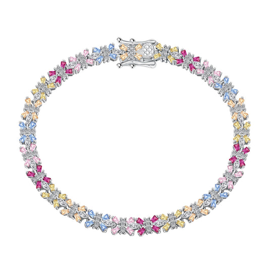 [Miroze Jewelry]Radiant Colorful Emerald Cut Party Bracelet