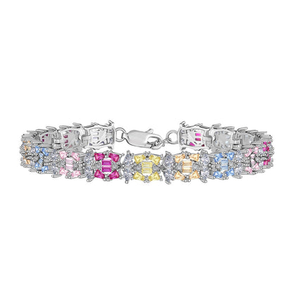[Miroze Jewelry]Delicate Colorful Multi Cut Party Bracelet