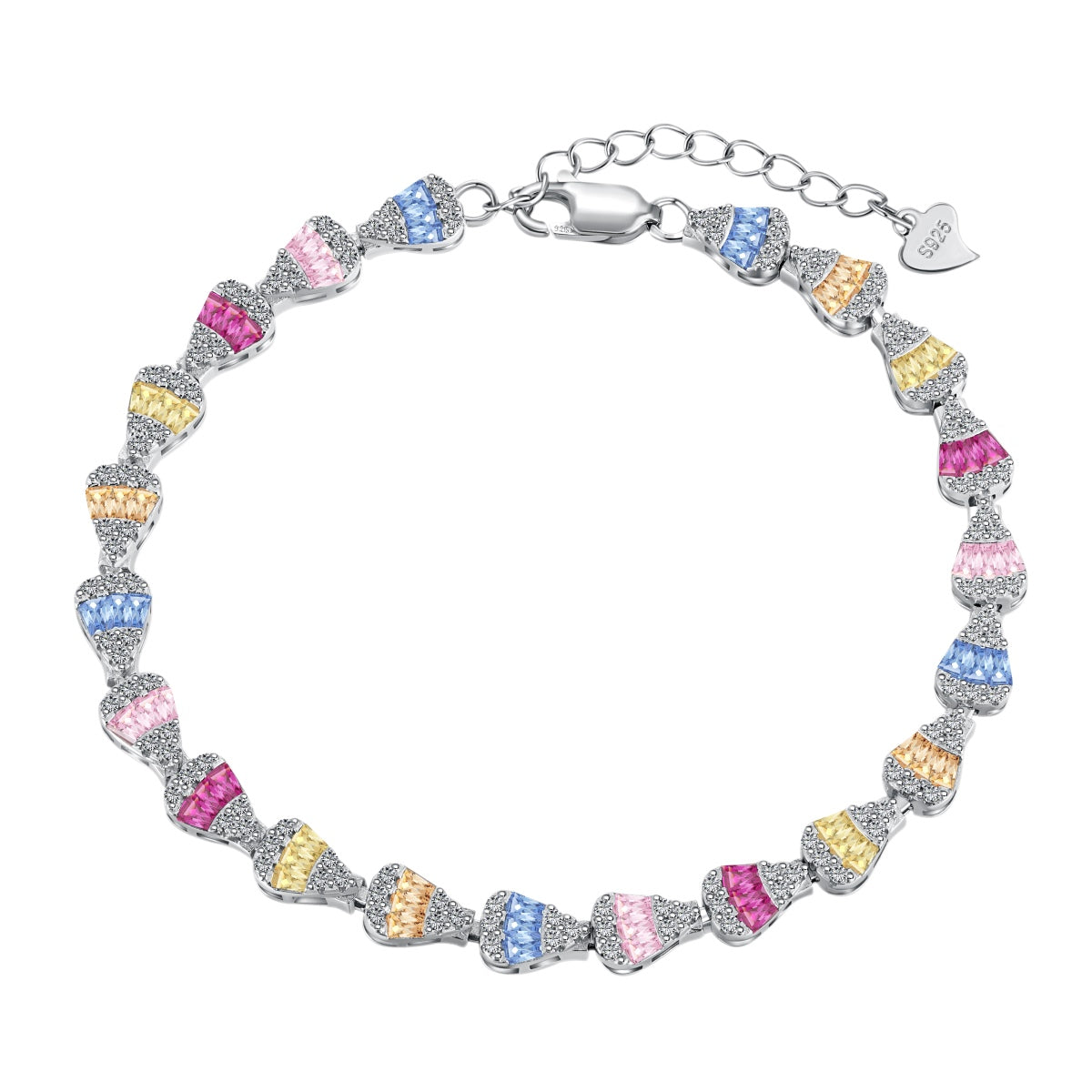 [Miroze Jewelry]Radiant Water Drop Shape Daily Bracelet