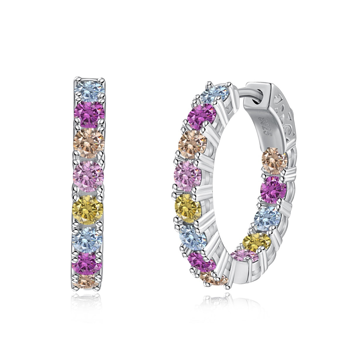 [Miroze Jewelry]Unique Round Cut Daily Earrings
