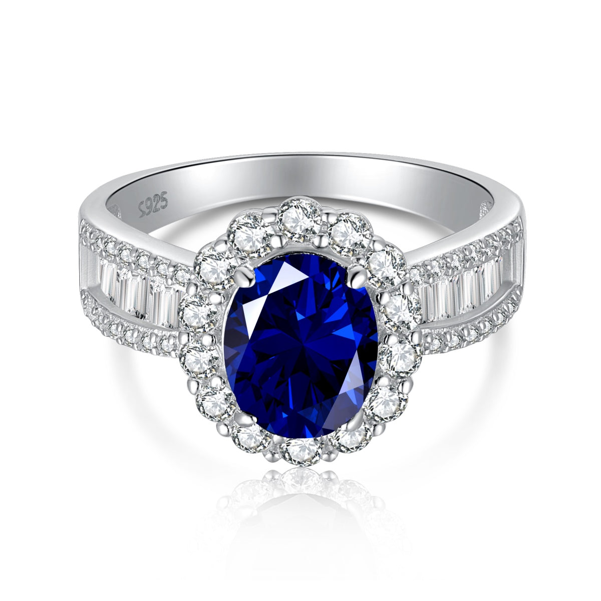 [Miroze Jewelry]1.5 Carat Dazzling Charming Oval Cut Banquet Ring