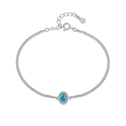 [Miroze Jewelry] 絶妙なオーバル型ブレスレット