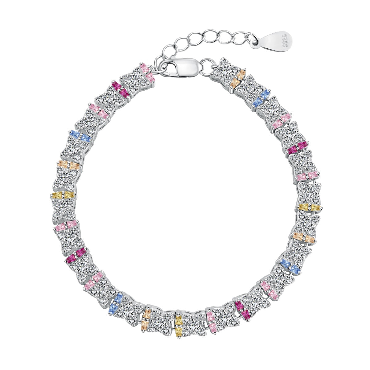 [Miroze Jewelry]Unique Colorful Flower Shape Daily Bracelet