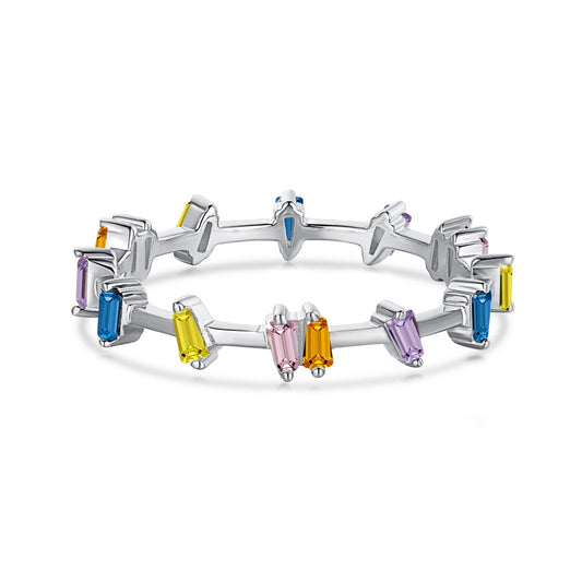 [Miroze Jewelry]Unique Trapezoid Cut Daily Ring