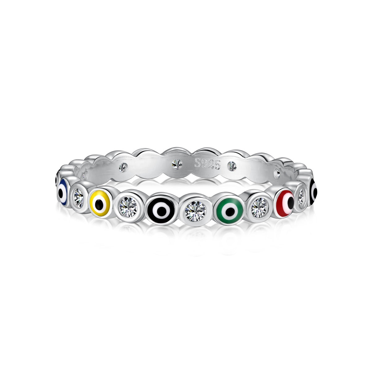 [Miroze Jewelry]Sparkling Vibrant Round Shape Daily Ring