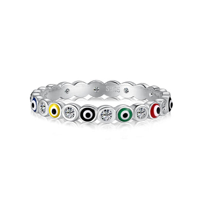 [Miroze Jewelry]Sparkling Vibrant Round Shape Daily Ring