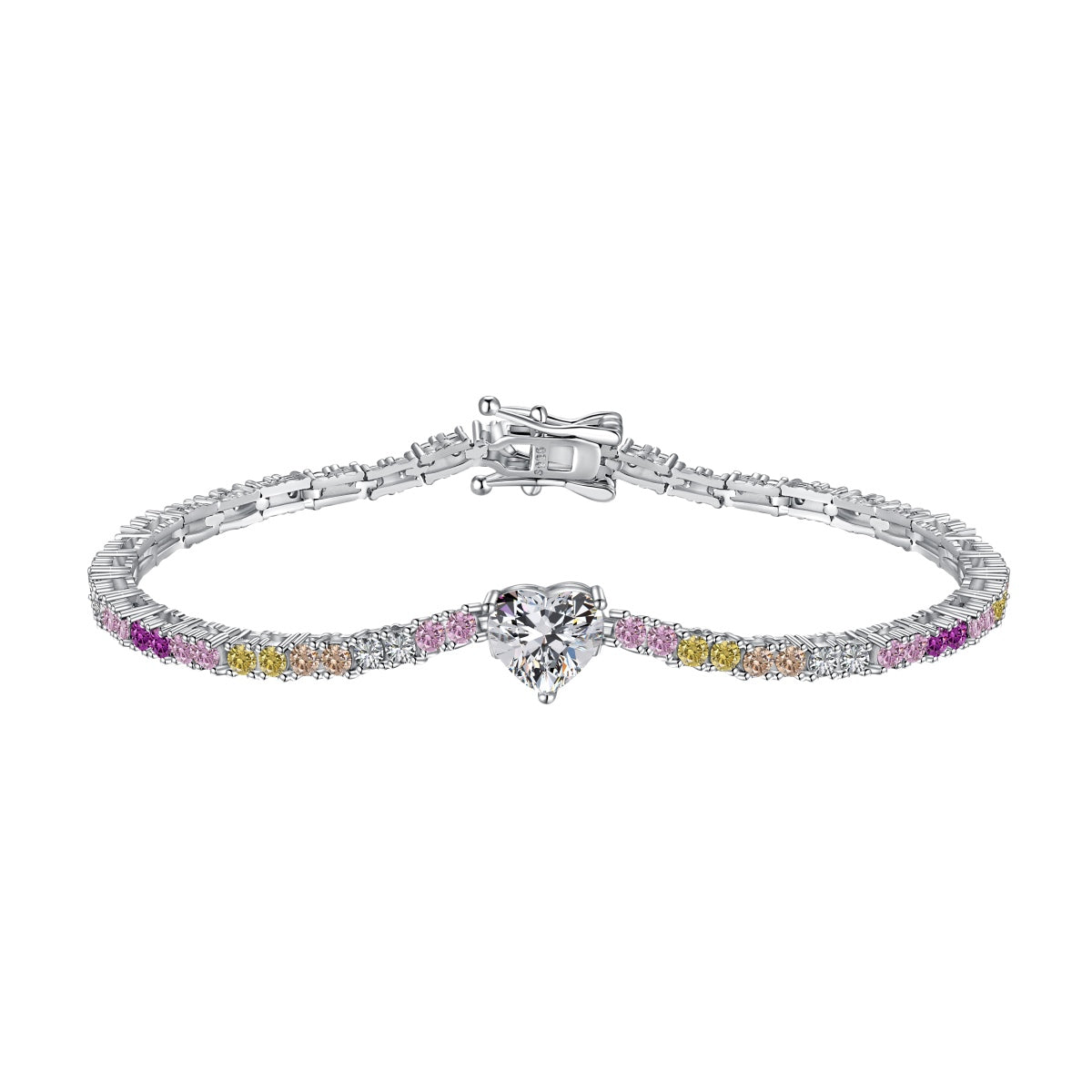 [Miroze Jewelry]Delicate Romantic Heart Shape Lover Bracelet