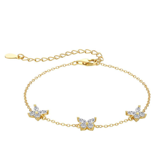 [Miroze Jewelry]Radiant Butterfly Shape Necklace