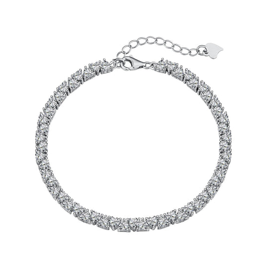 [Miroze Jewelry]Dazzling Romantic Heart Shape Lover Bracelet