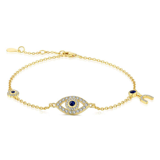 [Miroze Jewelry]Dainty Eye Shape Necklace